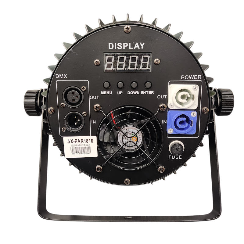 TACHO PAR LED 18X18 6 EN 1 AMERICAN XTREME 6 EN 1 RGBWA+UV