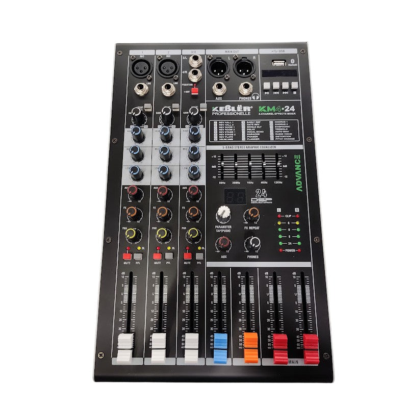 CONSOLA KEBLER 4 CANALES FADERS