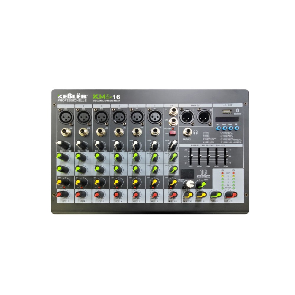 CONSOLA 8 CANALES KEBLER ANALOGA