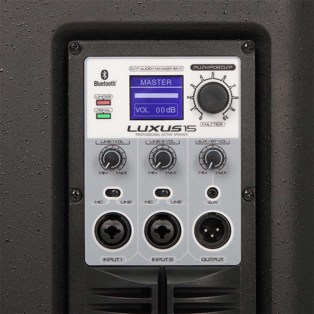 CAJA AMPLIFICADA GROBER LUXUS DE 15 /DSP 2400W/BT
